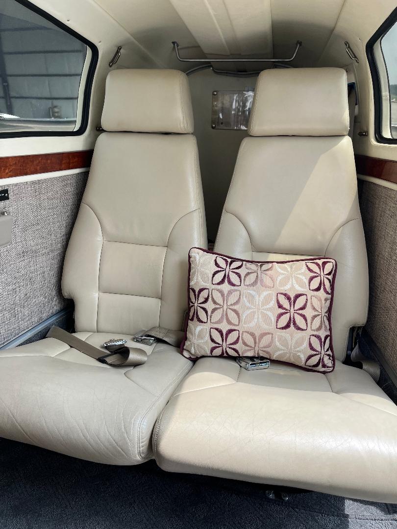 photo of Beechcraft Baron interior aft